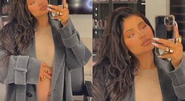 Cenapop Kylie Jenner Exibe Barriga De Gestante Empres Ria Est