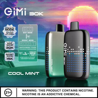 GIMI 30k - Cool Mint | America's No.1 Online Vape Shop – Price Point NY