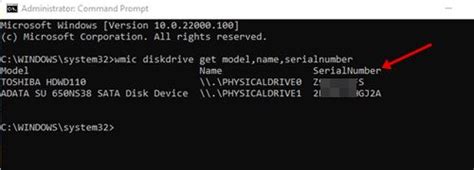 How To Find Hard Drive Serial Number In Windows 1011