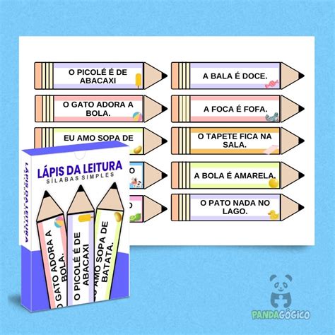 Fichas De Leitura Divertida Silabas Complexas