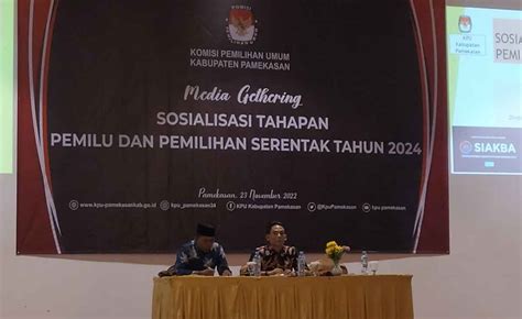 Kpu Pamekasan Gelar Gathering Bersama Media Sosialisasikan Tahapan