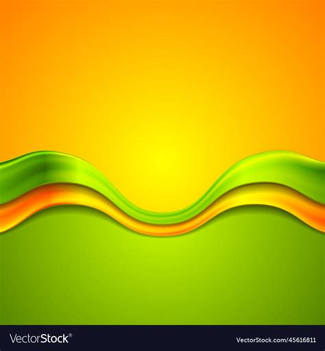 Colorful abstract background with waves Royalty Free Vector