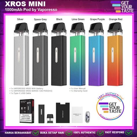 Jual Vaporesso Xros Mini Mah Pod Kit Authentic Xross Mini Pod Di