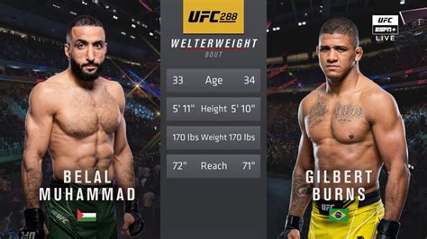 Ufc Belal Muhammad Vs Gilbert Burns Full Fight Highlights