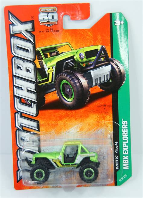 56120 Mbx Explorers Mbx 4x4 Matchbox Green Toys Toy Car