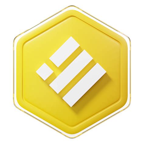 Binance Usd Busd Badge Crypto D Rendering Png