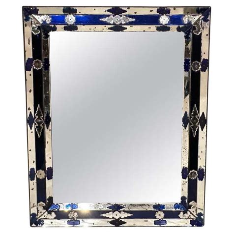 Venetian Cobalt Blue Mirror For Sale At 1stdibs