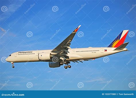 Philippine Airlines Airbus A350 900 Side View Editorial Image Image