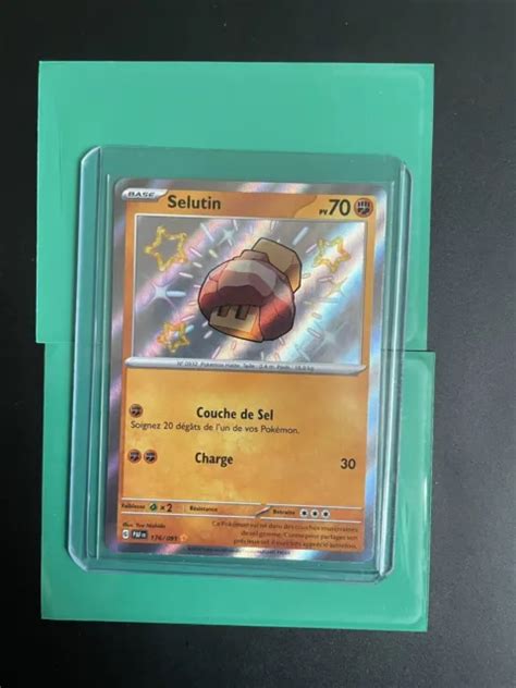 Carte Pok Mon De S Lutin Shiny Holo Destin Paldea Secr Te