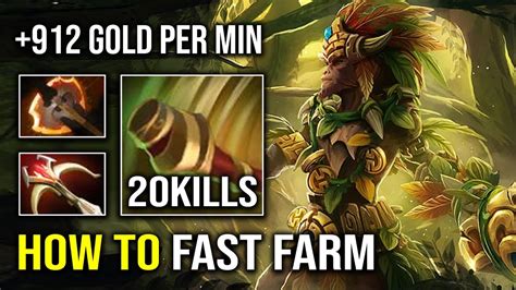 How To Fast Farming Monkey King Like A 11K MMR With Battle Fury Aghanim