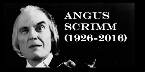 Angus Scrimm 1926 2016 Horror Movies Horror News Horror Reviews
