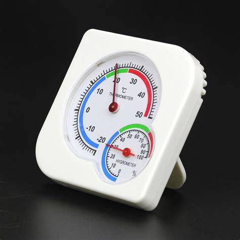 Clock Shaped Ws A Multifunction Thermometer Indoor Outdoor Mini Wet