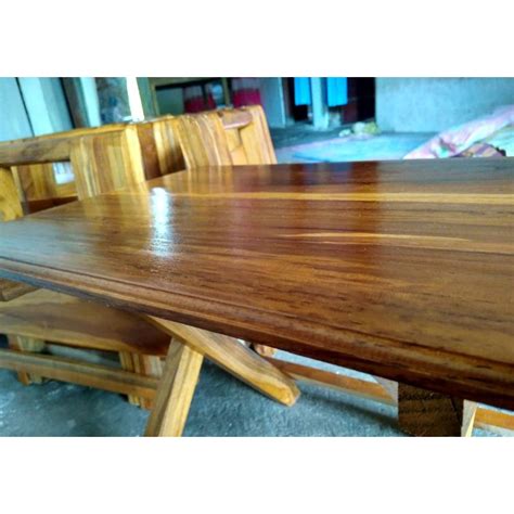 Jual Meja Lipat Portable Meja Belajar Lipat Kayu Jati Ukuran Cm X