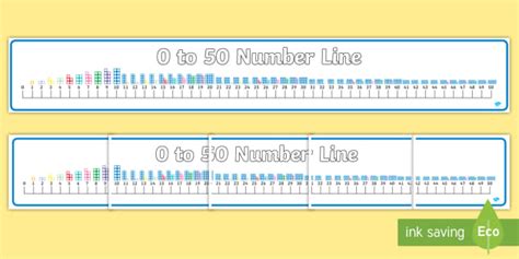 Free Printable Number Line To 50 - PRINTABLE TEMPLATES