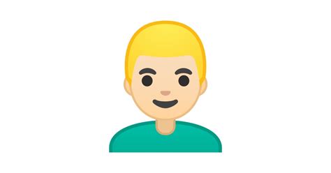 Personne Blonde Peau Claire Emoji