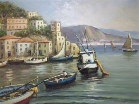 Raffaele Giordano 1970 Piccolo Porto A Positano Catawiki