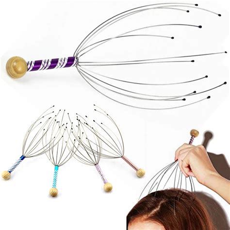 Head Massager To Relieve Stress Hand Held Head Massage Tingler Scalp Massager Deep Relaxation