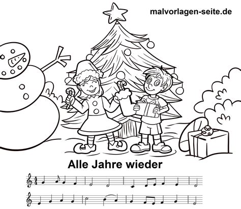 Weihnachtslieder Noten Zum Ausdrucken - kinderbilder.download