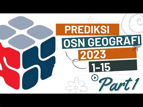 Prediksi Ksn Geografi Part Youtube