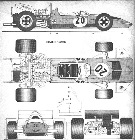 Surtees Ts Blueprints Artwork Automotive