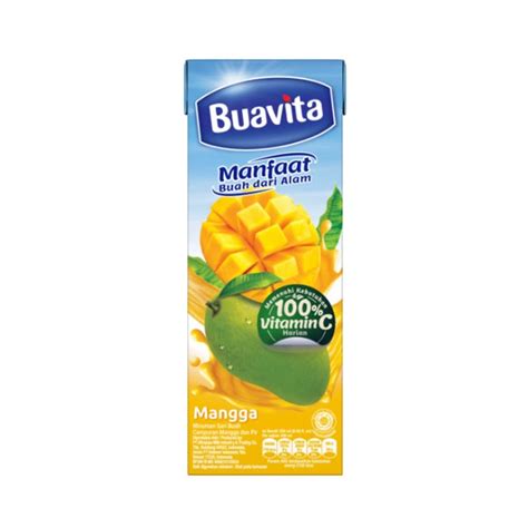 Jual BUAVITA MANGO 245 ML JUS Shopee Indonesia