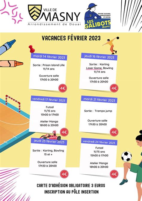 Programme Jeunesse Pour Les Vacances De F Vrier Site Officiel De La