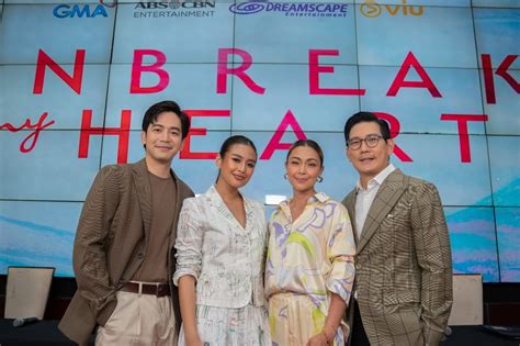 Gma Abs Cbn Announce Collab To Co Produce Unbreak My Heart Abs Cbn