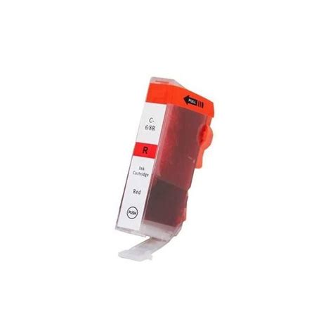 Canon 8 Bulk cartouche jet d encre équivalent à CLI8R 0626B001 Rouge