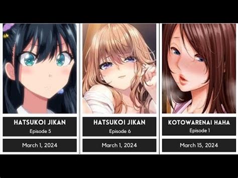 UPCOMING Hentai Cultured Anime In March Anime Updates YouTube