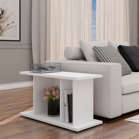 Mesa De Apoio Lateral Para Sala Yescasa Branco Leroy Merlin