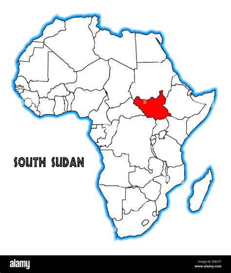 South Sudan Location On World Map