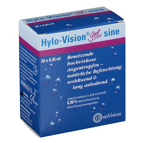 Hylo Vision Gel Sine Shop Apotheke At