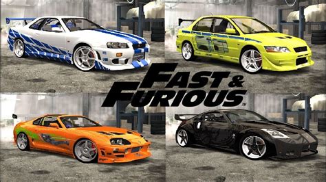 Nostalgia Fast And Furious Cars In Need For Speed Most Wanted