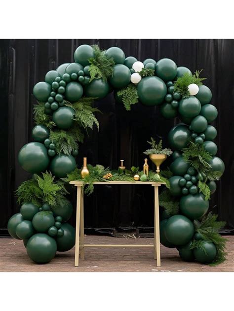 Ballons De F Te Verts Fonc S Styirl Ballons En Latex