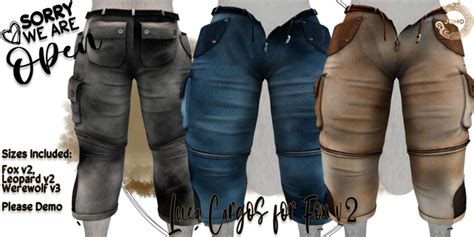 Second Life Marketplace Swo Luca Cargos For Jomo Male Fox V2