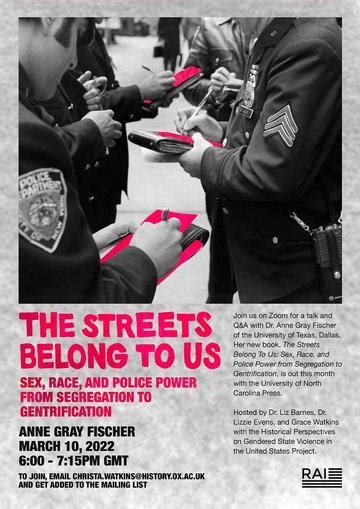 The Streets Belong To Us Sex Race And Police Power From Segregation