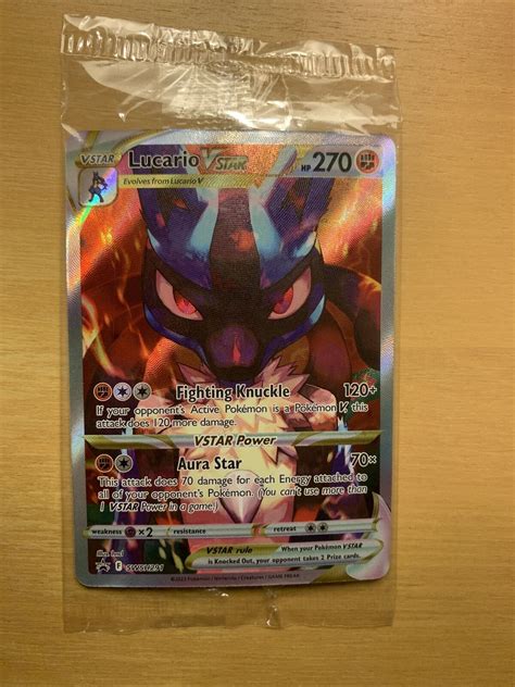 Mavin SWSH291 Lucario VSTAR Black Star Promo Sealed Crown Zenith