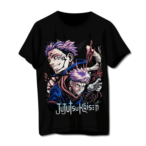 Camisa Camiseta Satoru Gojo Anime Jujutsu Kaisen Feminina Black