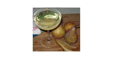 Rosemary Pear Sparkling Wine