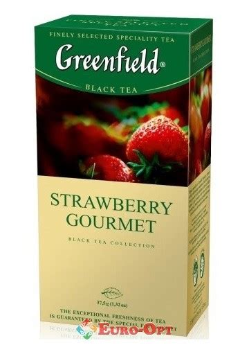 Greenfield Strawberry Gourmet 25 пак. - Euro-Opt