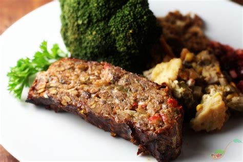 Meatless Roasted Vegetable Meatloaf With Balsamic Glaze Vegan Recipes