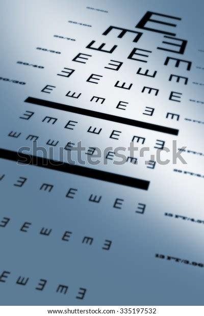 Eye Sight Test Chart Multiple Lines Stock Photo Shutterstock