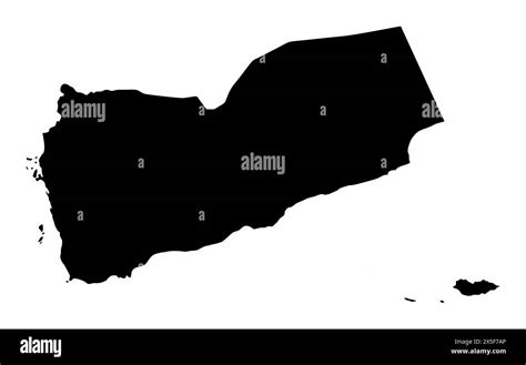 Yemen Line Map Hi Res Stock Photography And Images Alamy