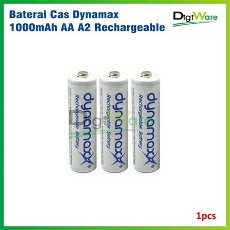 Baterai Cas Dynamax Mah Aa A Rechargeable Digiware Store