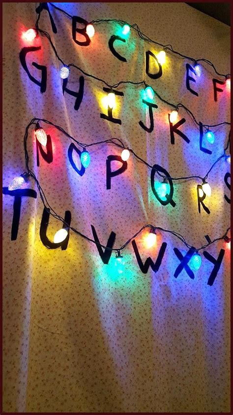 Stranger Things Lights On Wall Ruivadelow