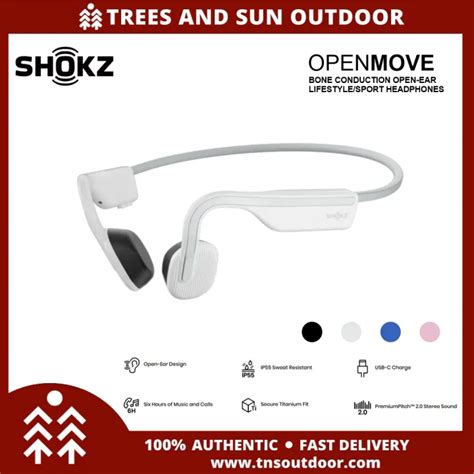 Shokz Openmove Bone Conduction Open Ear Lifestyle Sport Headphones Lazada