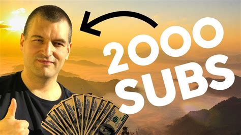 How Much Money Can You Make On Youtube With 2000 Subscribers Youtube