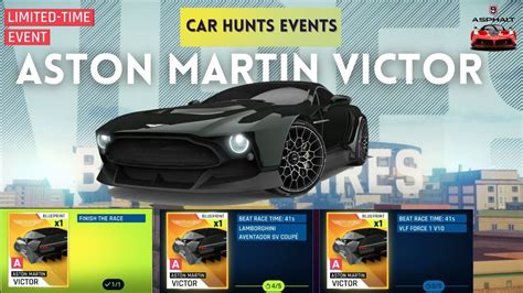 Asphalt Legends Aston Martin Victor Car Hunts Youtube