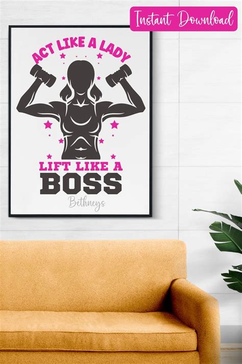 Bodybuilding Poster Home Gym Decor Home Gym Art Fitness Poster Gym