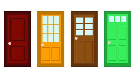 Wooden Door Clipart